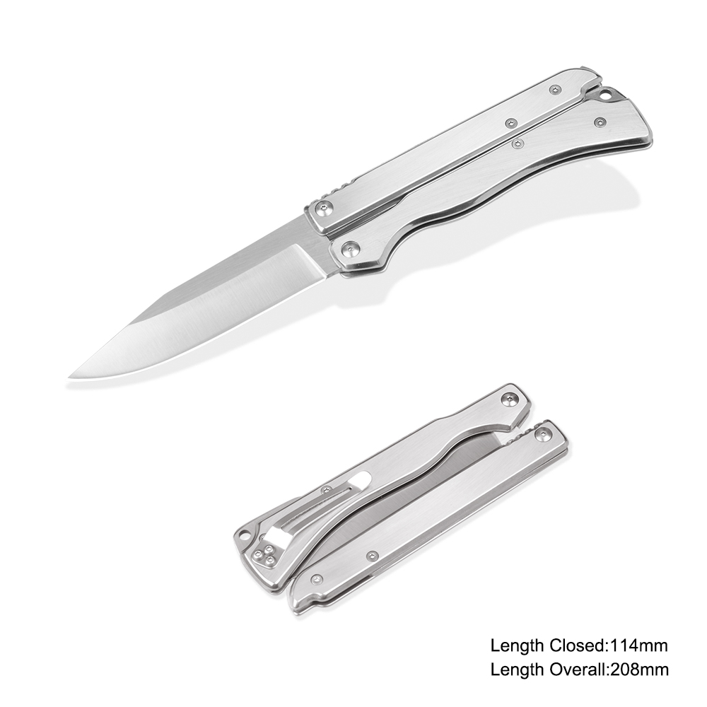 #3838 Butterfly Knife with Stainless Steel Handle