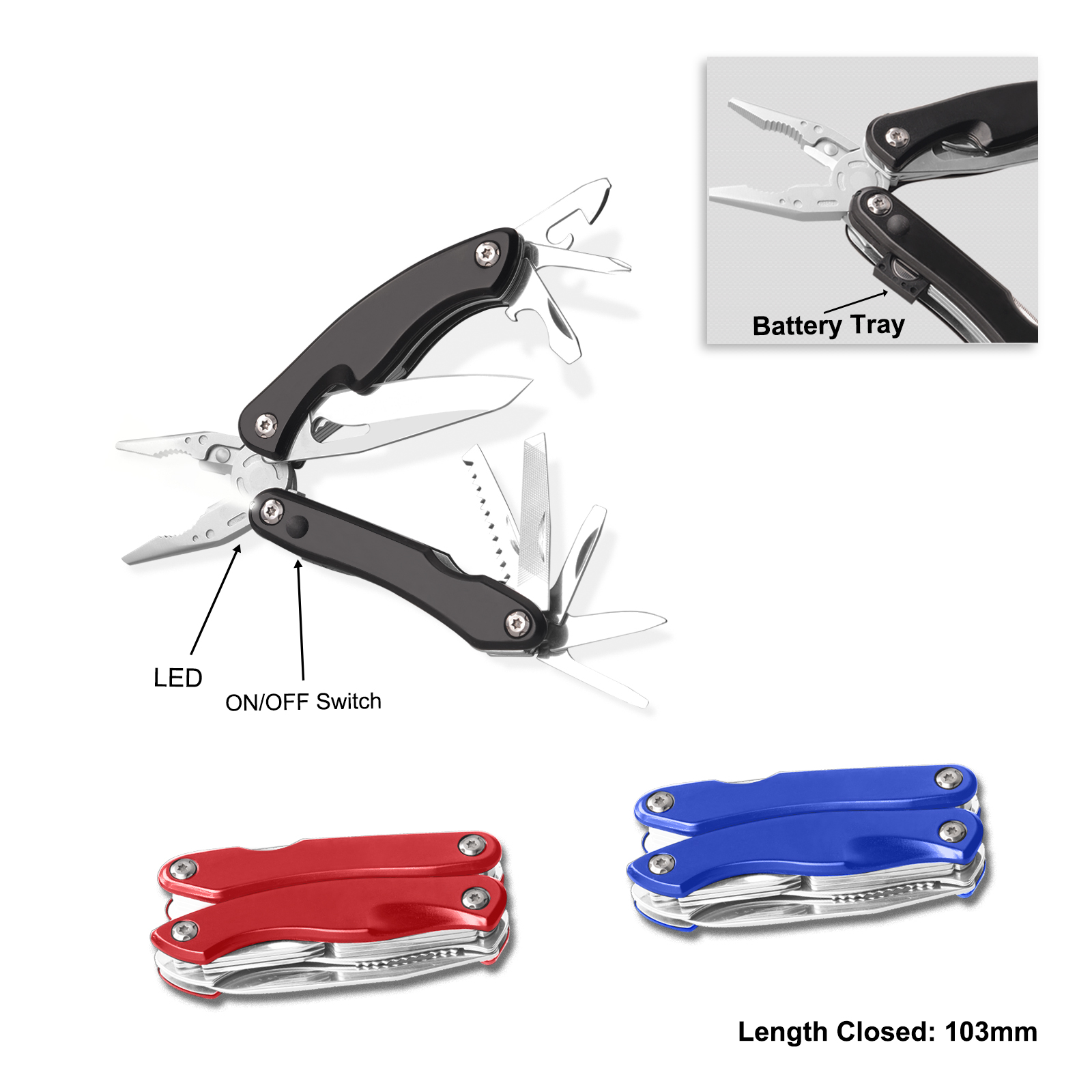 #8422AMF Top Quality Multitools with LED Flashlight